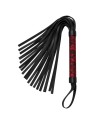 Fouet rouge et noir motif japonais 45 cm - Dreamy Festish