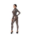 F429 Moondust Bodystocking avec Zip Trois Voies