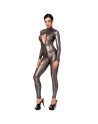 F429 Moondust Bodystocking avec Zip Trois Voies