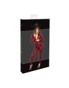 F421 Masquerade Bodystocking avec Zip Trois Voies