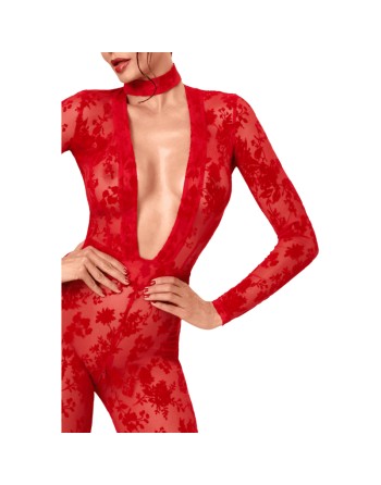 F414 Lovebite Combinaison Décolleté V Plongeant