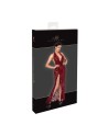 F424 Masquerade Robe longue dos nu