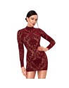 F423 Masquerade Robe courte dos nu