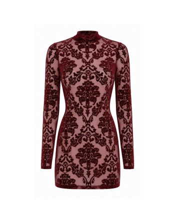 F423 Masquerade Robe courte dos nu