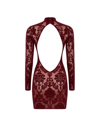 F423 Masquerade Robe courte dos nu