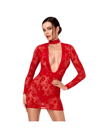 F415 Lovebite Mini Robe Décolleté V Plongeant
