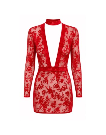 F415 Lovebite Mini Robe Décolleté V Plongeant