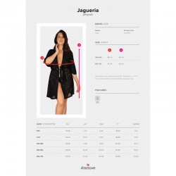 sexy Jagueria Peignoir - Noir