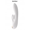 sexy Vibro Rabbit connecté Double Flex blanc - Satisfyer