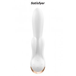 sexy Vibro Rabbit connecté Double Flex blanc - Satisfyer