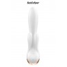 sexy Vibro Rabbit connecté Double Flex blanc - Satisfyer