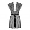 sexy Romanesa Peignoir - Noir