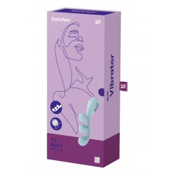 sexy Multi-vibromasseur Tri Ball 2 bleu - Satisfyer