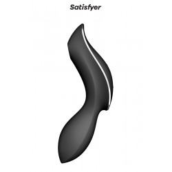 sexy Vibro à air pulsé Curvy Trinity 2 noir - Satisfyer