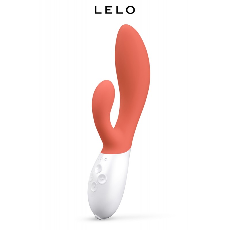 sexy Vibro Rabbit Ina 3 Coral Red - Lelo