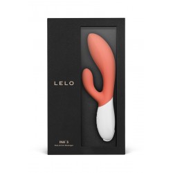 sexy Vibro Rabbit Ina 3 Coral Red - Lelo