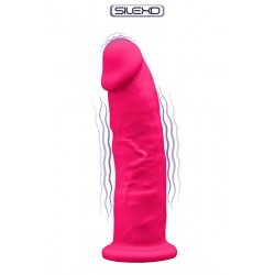 sexy Vibromasseur double densité rose 17,5 cm - SilexD