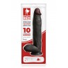 sexy Vibro XXL The Power Black 31 x 6 cm - Captain Red