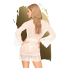 sexy Hypnotic power Peignoir - Blanc