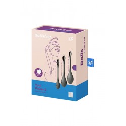 sexy Kit d'entrainement pelvien Yoni Power 2 noir - Satisfyer