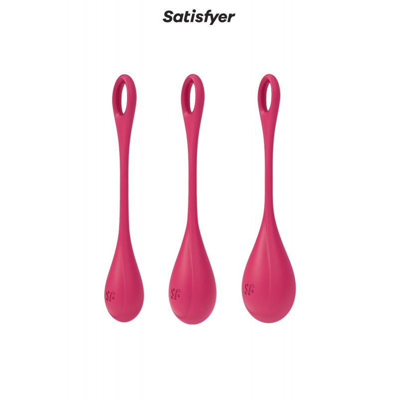 sexy Kit d'entrainement pelvien Yoni Power 1 Rouge - Satisfyer