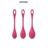 sexy Kit d'entrainement pelvien Yoni Power 1 Rouge - Satisfyer