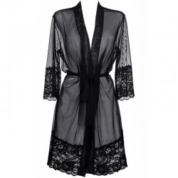 V-8840 Peignoir - Noir