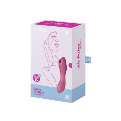 sexy Stimulateur Curvy Trinity 3 rouge - Satisfyer