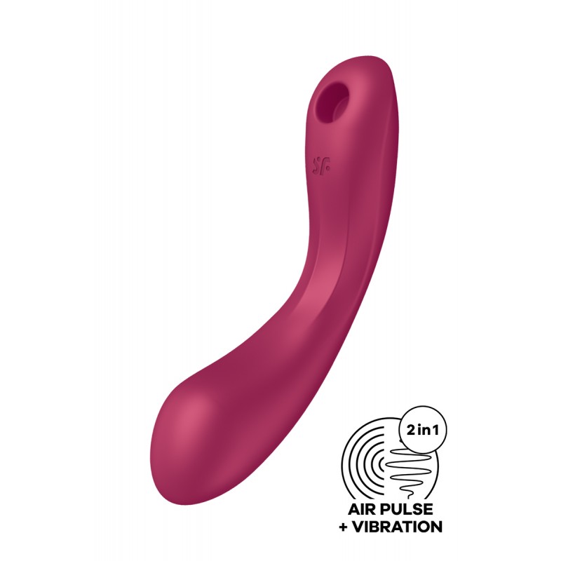 sexy Stimulateur Curvy Trinity 1 bordeaux - Satisfyer sexy Stimulateur Curvy Trinity 1 bordeaux - Satisfyer