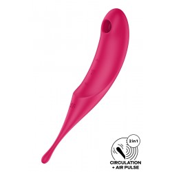 sexy stimulateur Twirling Pro rouge - Satisfyer